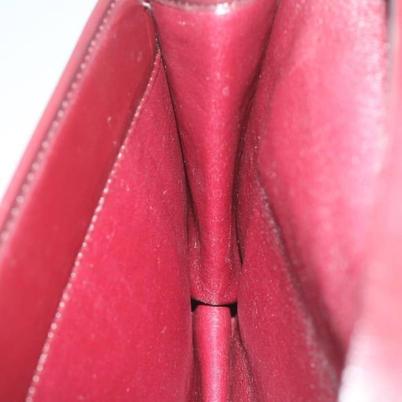 Christian Dior Trotter Canvas Chain Shoulder Bag Red Auth yk10084 - Picture 12 of 16